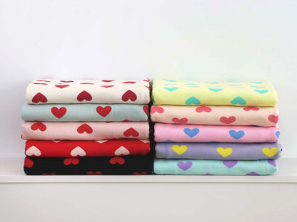 All-Season Cotton Spandex fabric [Heart Ring]