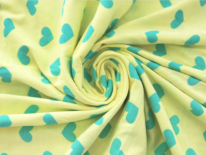 All-Season Cotton Spandex fabric [Heart Ring]