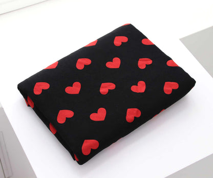 All-Season Cotton Spandex fabric [Heart Ring]