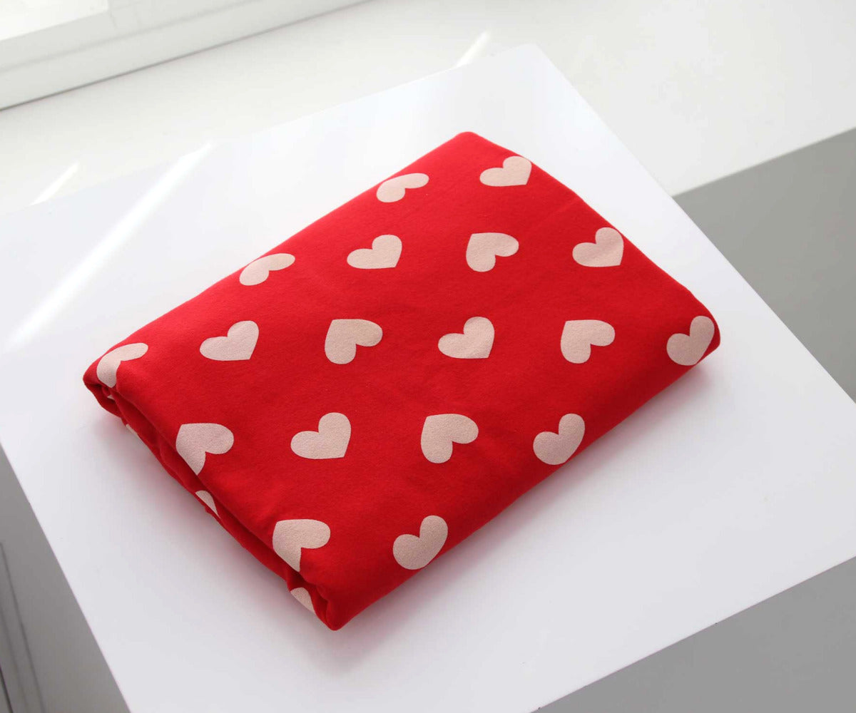 All-Season Cotton Spandex fabric [Heart Ring]